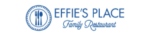 Effie's Place Family Restaurant pop up logo